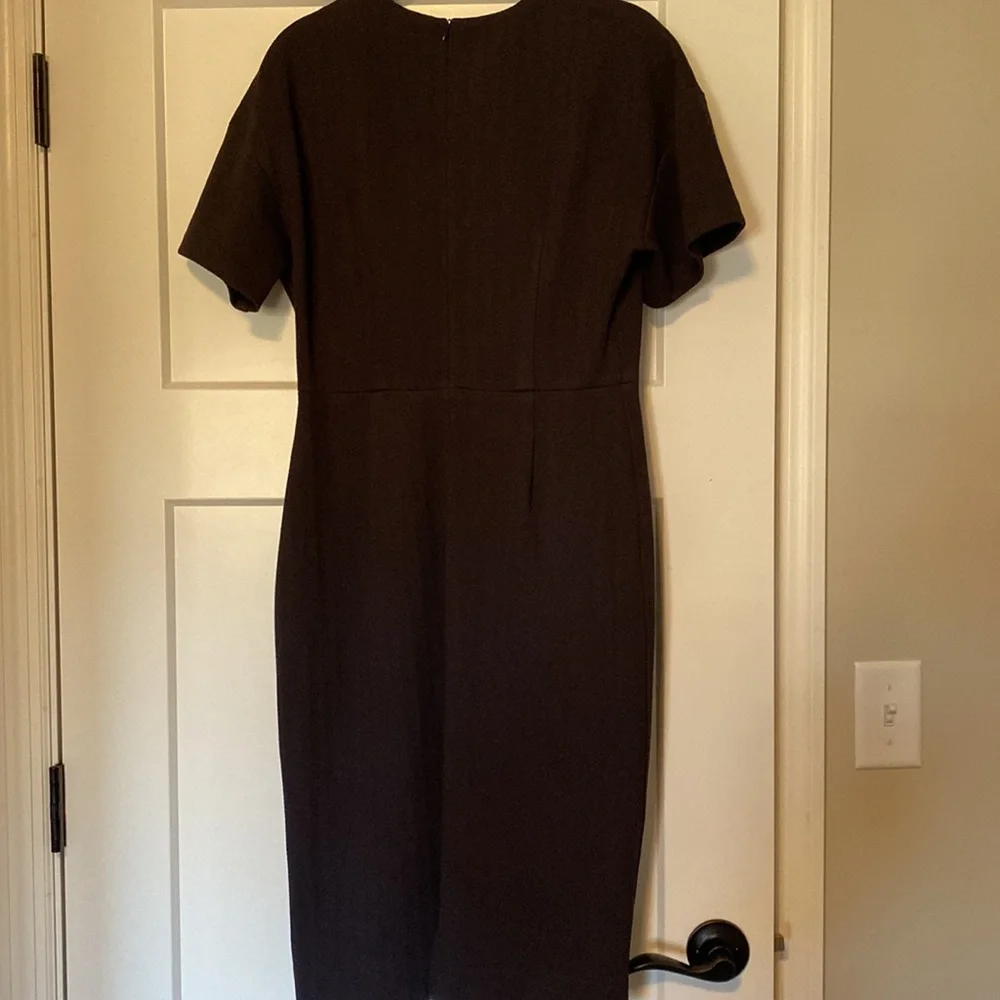 M.M. Lafleur The Gayle Chevron‎ Plum Dress Size 0